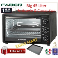 [FREE Extra Tray] Faber Italia BIG 45L /45 Liter Electric Table Top Oven FEO R45 (Convection And Rot