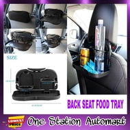 Folding Auto Cup Holder Car Back Seat Table Drink Food Tray Auto Travel Desk wira waja bezza axia sa