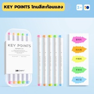 ENMY ปากกาไฮไลท์ แบบ Set 5 แท่ง ปากกาเน้นข้อความ แบบ 2 หัว มีหลายโทนสีให้เลือก สีพาสเทล สีสะท้อนแสง