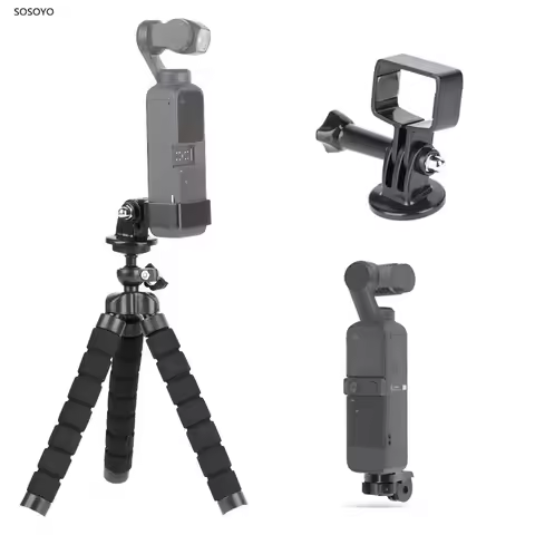 Expansion Bracket Fixed Frame 1/4 Adapter Tripod Selfie Stick External Accessories Set For DJI OSMO