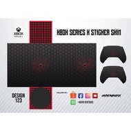 XBOX SERIES X  STICKER SKIN COLOUR DESIGN 123