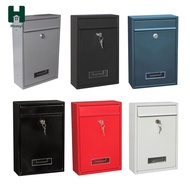 [Homyl] Locking Mailbox Mail Mail Box Metal Home Office Secure Letterbox Drop Box