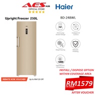 Haier 250L Large Capacity Upright Freezer Digital No Frost Peti Sejuk Beku Deep Freezer Peti Freezer Murah BD-248WL