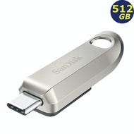 SanDisk 512G 512GB Ultra Luxe Type-C CZ75 400MB USB 3.2 Flash Drive