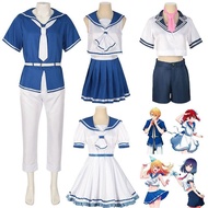 OSHI NO KO Aruma Kana Hoshino Akuamarin Hoshino Rubii Kurokawa Akane Uniform Sailor Suit Costume Cos