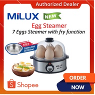 Milux/Khind Egg Steamer (7 Eggs) | SE70A, MES-380, MES380 (Egg Boiler,Egg Maker,Egg Cooker,Pengukus 