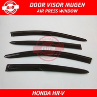 Honda HRV 2014 2015 2016 2017 2018 2019 Door Visor Mugen Style Window Air Press