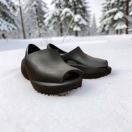 SALE@Grounds 黑色厚底軟膠涼鞋