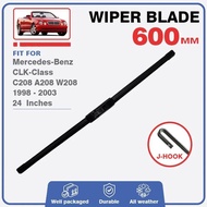 Front Wiper Blades For Mercedes Benz CLK Class 1998 - 2003 C208 A208 W208 CLK 200 230 320 Sport Wind