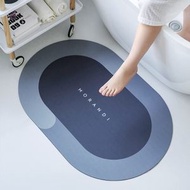 其他品牌 - MORANDI/LOVE HOME 藍色 - 珪藻土吸水軟地墊 / 軟式硅藻土 / 吸水防滑地墊腳墊