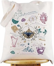 Velaris City Of Starlight Canvas Tote Bag ACOTAR Books Gift The Night Court Shoulder Bag SJM ACOTAR