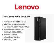 [Free Monitor] Lenovo ThinkCentre M70s Gen 5/i7-14700/512GB/Win 11 Pro/3Yrs Onsite Warranty
