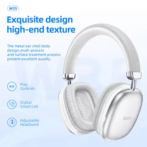 HOCO W35 HiFi Wireless Bluetooth Headphone Music Headset Game Sport Handsfree Earbud Audio with Micr