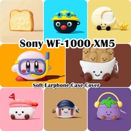 【In Stock】For Sony WF-1000 XM5 Case Innovation Cartoon Soft Silicone Earphone Case Casing Cover