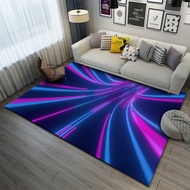3D Stereo Visual Carpet Vortex Trap Game Room Decoration Floor Mat Large Area Living Room Carpet Rea