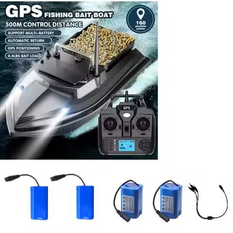 1/2/3pcs V060 RC Fishing Bait Boat Spare Battery 7.4v 5200mAh 7.4v 12000mAh USB Charger Accessories 