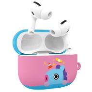BT21 Official Merchandise Designed for Airpods Pro Case Cover Protective Hard Case with Keychain for