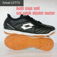 LOTTO LOTTO futsal shoes Genuine cowhide futsal shoes with stitched soles all around