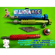 Android 5-in1 BALL POINT Screwdriver SET & IP 0.8/1.5 ANDROID
