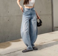 Wara Curved BARREL LEG jeans- 1 Colors V.1