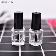 {Z29O6Yg _ 2y} 1PC 5ml Clearly Empty Glass Pieceg Hand Bottle container With A New Brush Cap