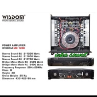 Power Amplifier Original Wisdom MX 1200 MX1200 Original