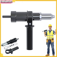 <moonback> Electric Rivet Nut Tool Rivet Nut Drill Attachment Rivet Nut Drill Adapter Kit 1/4 Hex Sh