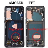 G991 AMOLED For Samsung S21 5G G991B G991N G991U LCD Display Touch Screen Digitizer with Frame For S