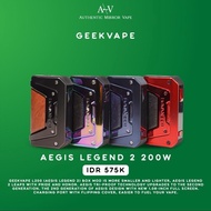 Aegis Legend 2 200W Mod ONLY Authentic By Geek Vape