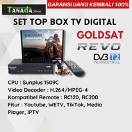 [ TERLARIS ] Set Top Box TV Digital Goldsat Revo DVB T2 / STB Receiver TV Digital / Set Top Box Tv Digital / Set Top Box Merk Goldsat Revo / Goldsat Set Top Box