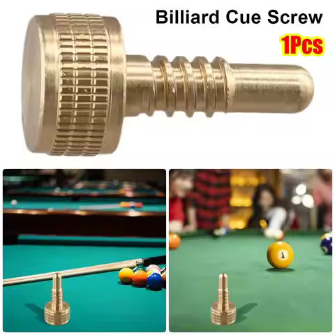1Pcs New Brass Billiard Cue Screw Cue Joint Strudy Pool Cue Extension Screw Cue Weight Bolts Table G