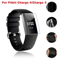 1PC Watch Film For Fitbit Charge 3/ Charge 4 Screen Protector TPU HD Full Cover Protective Film (Not Tempered Glass)