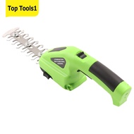 2 in 1 ไร้สายไฟฟ้า Hedge Trimmer 2000mAh แบตเตอรี่มือถือ Hedge Trimmer 7.2V หญ้า Weeding เครื่องตัดห