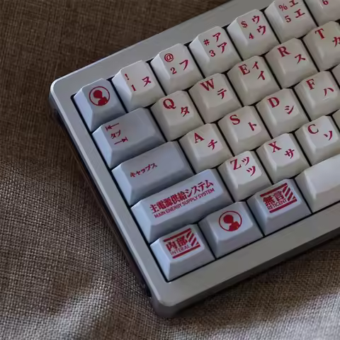 EVA Ayanami Rei Keycaps Japanese 164 Keys Cherry Profile PBT Thermal Sublimation Custom Keycap for M
