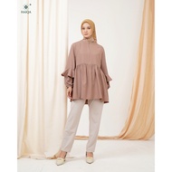 Nomi Blouse Hadara by Haiqa - Latest Plain Women's Top - Blouse