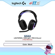 Logitech G522 LIGHTSPEED Wireless Gaming Headset with LIGHTSYNC RGB, Synchronized PRO-G Audio, BLUE 