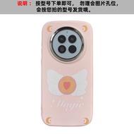 Angel Wing Stand Silicone Phone Case for Honor Power New 300/200/100PRO Frame Mobile Phone Shell GT