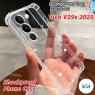 KK Vivo V29e 2023 Airbag Clear Case Transparent Clear Casing For Vivo V29e V 29 29V V29E VivoV29E V 