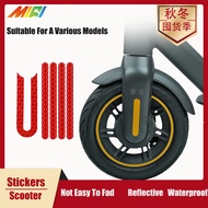 Electric Scooter Stickers Self-adhesive Reflective Cursor Reflective Warning Stickers Suitable For X