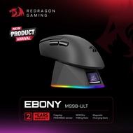 Redragon M998 8K Gaming Mouse Bluetooth 2.4G Wired with LCD Display & Charging Dock