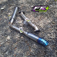 L300 Gahar exhaust, side exhaust, squid resonator and downpipe