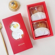 [5pcs/lot] 2-Cavity Mooncake Packaging Box Creative Mid-Autumn Festival Egg Yolk Crisp Mooncake Gift