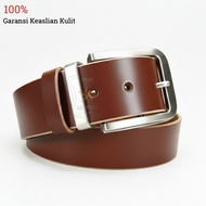 [100% GENUINE LEATHER] Genuine Leather Belt Genuine Leather Men's Belt/ Genuine Leather Buckle/