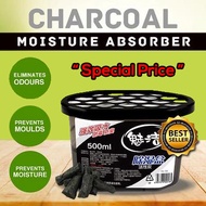 CHARCOAL MOISTURE ABSORBER Dehumidifier 500ml x 1pc