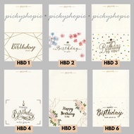 BEST WISHES BIRTHDAY GREETING CARD ENVELOPE