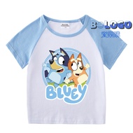 Bluey bluey bluey Ibrahimovic Children's Clothing Children's Summer Short-Sleeved T-Shirt Boys Girls
