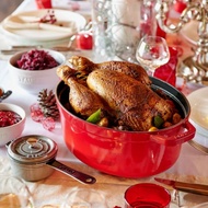 Staub Oval Cocotte Cast Iron 29cm & 33cm, Cherry