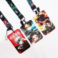 Condo Access Card / Touch N Go card Student Card with Strap Anime jujutsu kaisen demon slayer cartoo