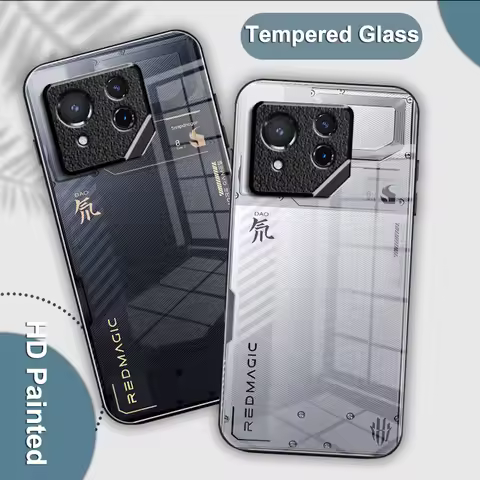 9H Glass Case For Asus ROG 9 Pro Cases ROG9 Pro 5G Tempered Glass Phone Back Cover For Asus ROG 9Pro