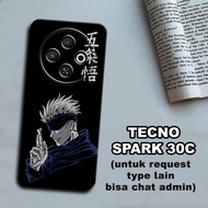7/ Flexible rubber softcase for tecno spark 30c/ anime character Motif jujutsu kaisen/case tecno spa